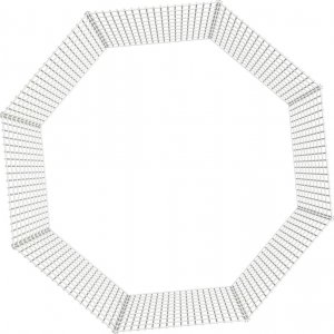 vidaXL vidaXL 8-panelowa klatka dla królika, 54x100 cm, galwanizowane żelazo 7