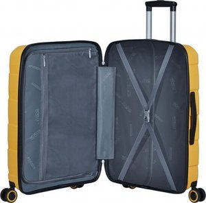 American Tourister Średnia walizka AMERICAN TOURISTER AIR MOVE 139255 Żółta 7