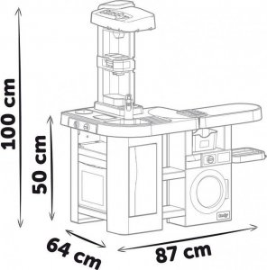 Smoby Mini Tefal Studio Kuchnia z Pralką 36 Akcesoria 11