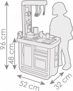 Smoby SMOBY Kuchnia Bon Appetit Niebieska Elektroniczna 4
