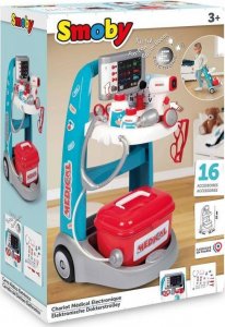 Smoby Elektroniczny Wózek Lekarski 16 akcesoriów (GXP-833621) 6