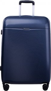 Puccini Średnia walizka PUCCINI VOYAGER 2.0 PC052B 7A Granatowa 2