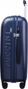 Puccini Średnia walizka PUCCINI VOYAGER 2.0 PC052B 7A Granatowa 4