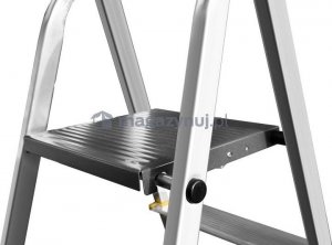 DRABEST Drabina aluminiowa, 8 stopni wytrzymałość: 125-150 kg (wytrzymałość 125 kg) 5