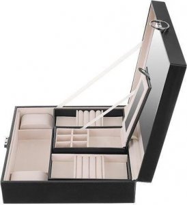 Kemer Kuferek na biżuterię - czarny Beautylushh 7