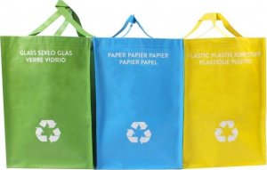 Kosz na śmieci Kemer do segregacji niebieski 2