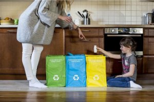 Kosz na śmieci Kemer do segregacji niebieski 8