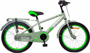 Amigo Sports 18 Cal 26 cm Chłopcy Hamulec gwintowany Szary / Zielony 1