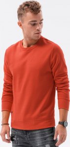 Ombre Bluza męska bez kaptura BASIC B978 - ceglasta S 2