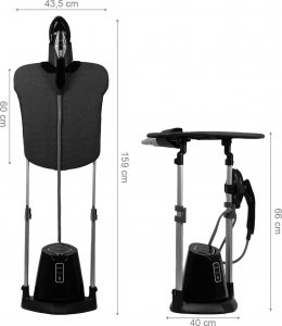 Parownica do ubrań Maltec Prasowacz Parowy Żelazko Parowe z Deską Generator Pary ElegantCare2500W 2