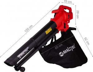 Maltec Dmuchawa Elektryczna do Liści Odkurzacz Rozdrabnia 2