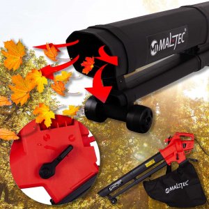 Maltec Dmuchawa Elektryczna do Liści Odkurzacz Rozdrabnia 3