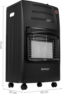 Maltec Piecyk Gazowy na Butlę GAS-5000Wt Składany Promiennik 2