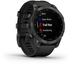 Zegarek sportowy Garmin Epix Gen 2 Sapphire 47 mm Czarny  (010-02582-11) 2