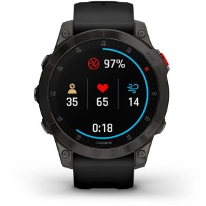 Zegarek sportowy Garmin Epix Gen 2 Sapphire 47 mm Czarny  (010-02582-11) 4