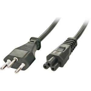 Kabel zasilający Lindy IEC320-C5f, czarny 2m (30412) 1