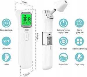 Termometr Wellue bezdotykowy na podczerwień z bluetooth 5