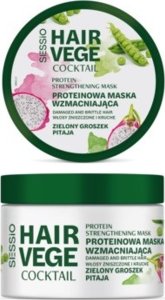 Chantal CHANTAL Sessio Hair Vege Coctail Proteinowa Maska wzmacniająca do włosów - Green Peas 450g 4