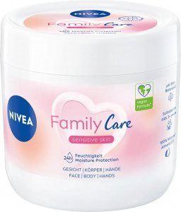 Nivea Family Care Lekki Krem nawilżający do twarzy,ciała i dłoni 450ml 1