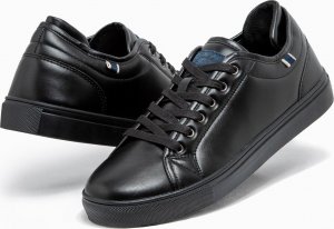 Ombre Buty męskie sneakersy - czarne T419 41 5