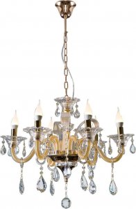 Lampa wisząca Eurofirany LAMPA GLITTER (2) (FI) 70X52-115 CM ZŁOTY 1