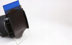 Massa Zestaw Typu Cokin - Holder / Pierścień / Filtr Połówkowy Szary - 67mm 2