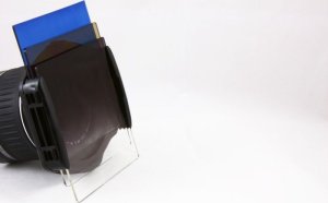 Massa Zestaw Typu Cokin - Holder / Pierścień / Filtr Połówkowy Szary - 72mm 2