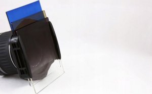 Massa Zestaw Typu Cokin - Holder / Pierścień / Filtr Połówkowy Szary - 55mm 2