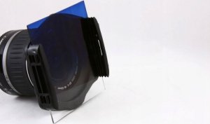 Massa Zestaw Typu Cokin - Holder / Pierścień / Filtr Połówkowy Szary - 55mm 3