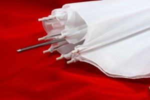 Massa Parasolka 2w1 BiaŁa - Dyfuzor + OdbijajĄca - Srebrna / 110 Cm 4