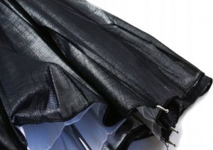 Massa Parasolka 2w1 Srebrna - Czarna + Biała / Dyfuzor 85cm 6