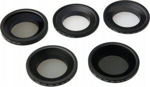 Filtr Junestar Zestaw Filtrów 5w1 / Filtry Cpl Uv Nd4 Nd2 Star 6 Do Xiaomi Yi 2 4k 1