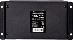 Volt Regulator solarny SOL PWM 10A 2xUSB 4