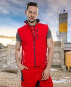 Ardon KAMIZELKA SOFTSHELLOWA ARDON - wiatroodporna, oddychająca technologia ElasticTech, - Ciemnoniebieski H9136 M 1
