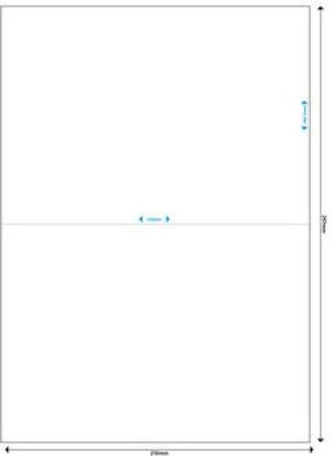 MediaRange Etykiety białe 210x148,5mm 100 sztuk (MRINK141) 3