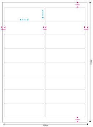 MediaRange Etykiety białe 99,1x33,9mm 800 sztuk (MRINK147) 3