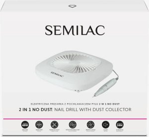 Semilac SEMILAC Frezarka do paznokci No Dust 2w1 z pochłaniaczem pyłu 1szt 2
