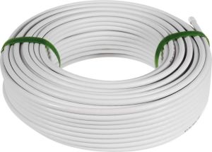 Przewód Maclean Antenowy, 50m, Biały (MCTV-571) 3