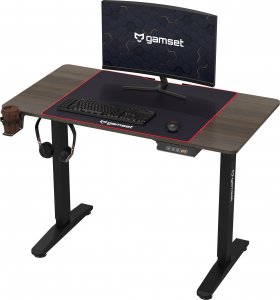 Biurko GAMSET Control 1.4 Orzechowe 110 cmx60 cm 1