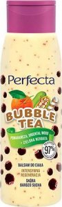 Perfecta Perfecta Bubble Tea Balsam do ciała Intensywna Regeneracja - Pomarańcza,Oriental Wood i Zielona Herbata 400ml 1