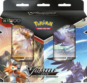 Pokemon V Battle Deck Bundle Lycanroc vs. Corviknight 1