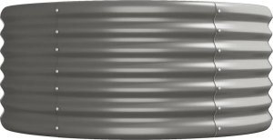 vidaXL Donica ogrodowa, malowana proszkowo stal, 512x80x36 cm, szara 4