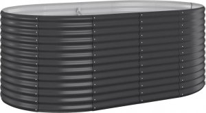 vidaXL Donica ogrodowa, malowana proszkowo stal, 175x100x68 cm 2