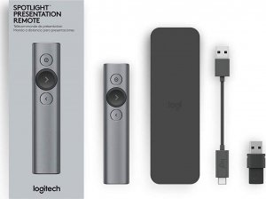Logitech Spotlight Presentation Remote Szary (910-004861) 9