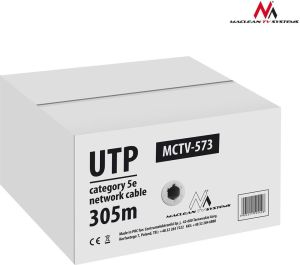 Maclean Kabel instalacyjny, skrętka, UTP, Cat 5e, 305m (MCTV-573) 1