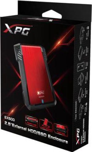 Kieszeń ADATA 2.5" SATA - USB 3.1 EX500 (AEX500U3-CRD) 3