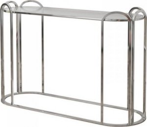 DKD Home Decor Konsola DKD Home Decor Szkło Metal Srebro (120 x 40 x 78 cm) 1