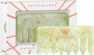 Crystallove Crystallove Grzebień Jadeitowy do masażu skóry głowy 1