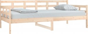 vidaXL vidaXL Łóżko dzienne, lite drewno sosnowe, 90x190 cm 3