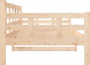 vidaXL vidaXL Łóżko dzienne, lite drewno sosnowe, 90x190 cm 9